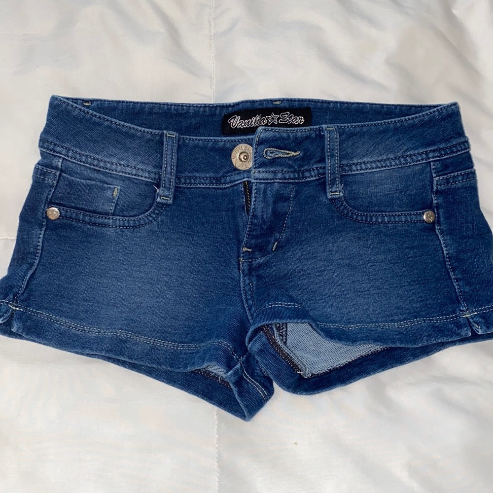 Dark Blue Stretch Shorts